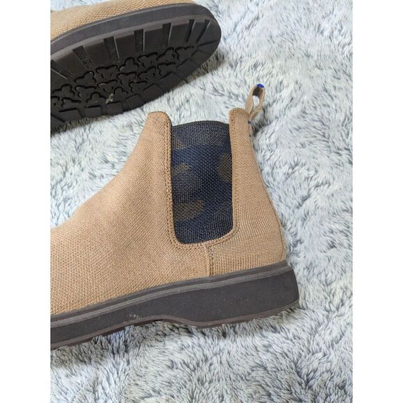 Rothy\'s Chelsea Boot Merino Wool Brown Tan Men\'s Size 9 main image 8